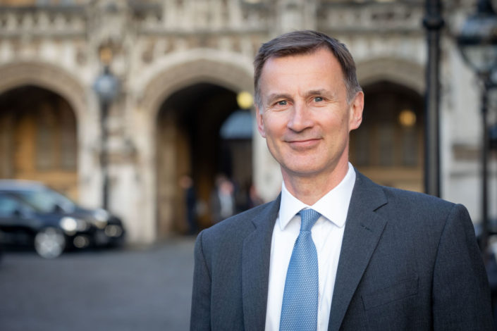 Chancellor of the Exchequer Jeremy Hunt MP
