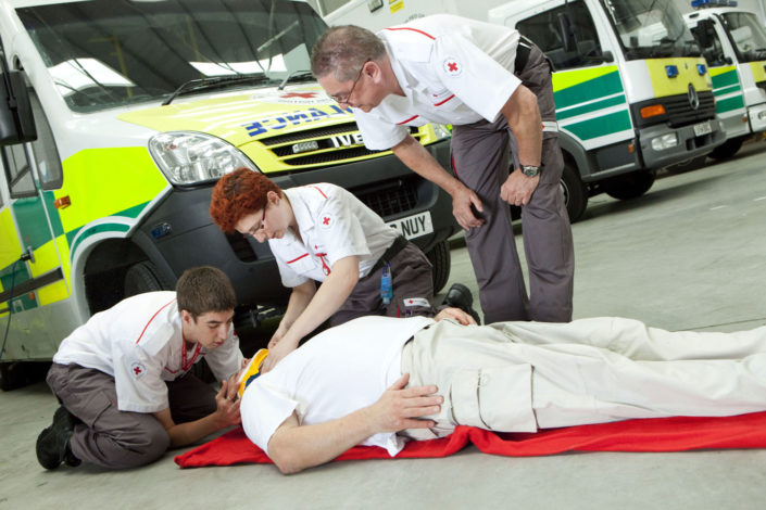British Red Cross training